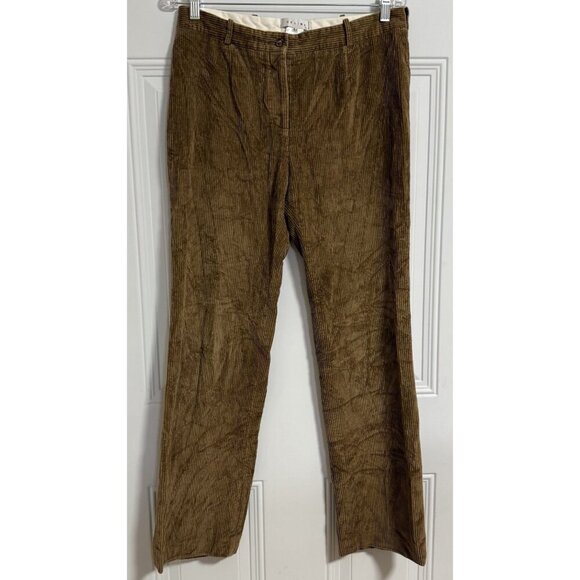CELINE Corduroy Brown Pants SZ 42 Chic Timeless Classic - Picture 1 of 10